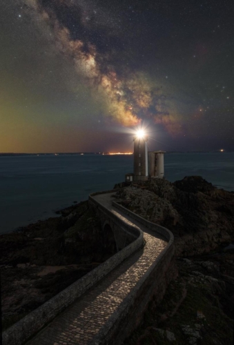 Milky Way Petit Minou Lighthouse