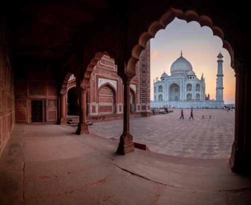 Taj Mahal at Sunset