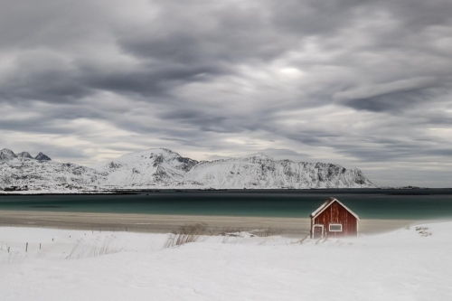 Red Cabin from the Lofoten