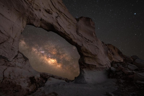Milky Way captured in Egyptian Desert