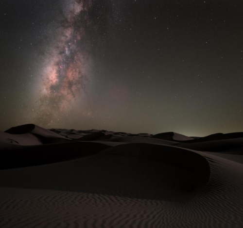 Milky Way over the Wahiba Sands Desert in Oman