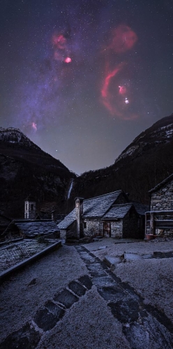 Orion over Foroglio Village
