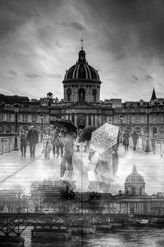 Institut de France in Paris from Pont des Arts