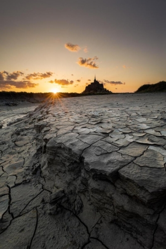 Sunset at Mont-St-Michel