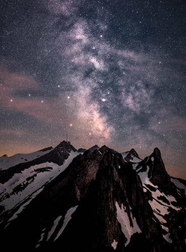 Milky Way over Santis