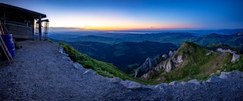Sunset from Schaefler Hut