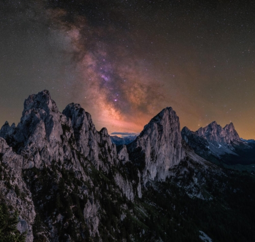 Milky Way over Gastlosen