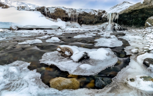 Icy Skutafoss