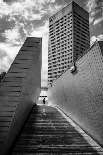 Luchtsingel Bridge in Rotterdam