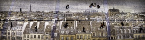 Les Toits de Paris en Double Exposition