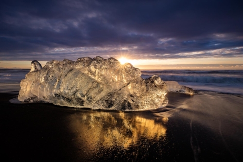 Sunrise over Diamond Black