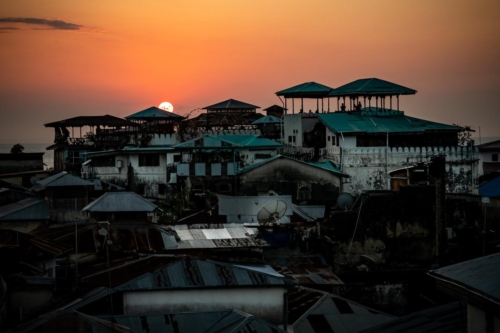 Sunset over Stone Town